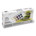 Fine art shop - Box 8 watercolors Cotman 1/2 godet and brush Winsor & Newton, Landscape | totenart.com