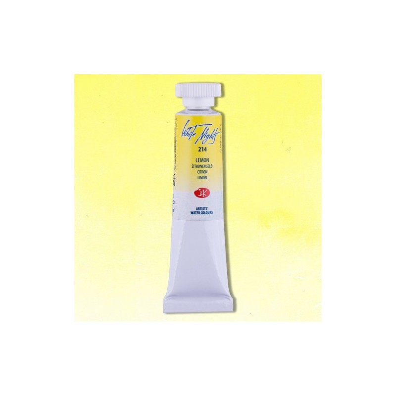 Fine art shop - White Nights Watercolors in tube 10 ml. Lemon 214 | totenart.com