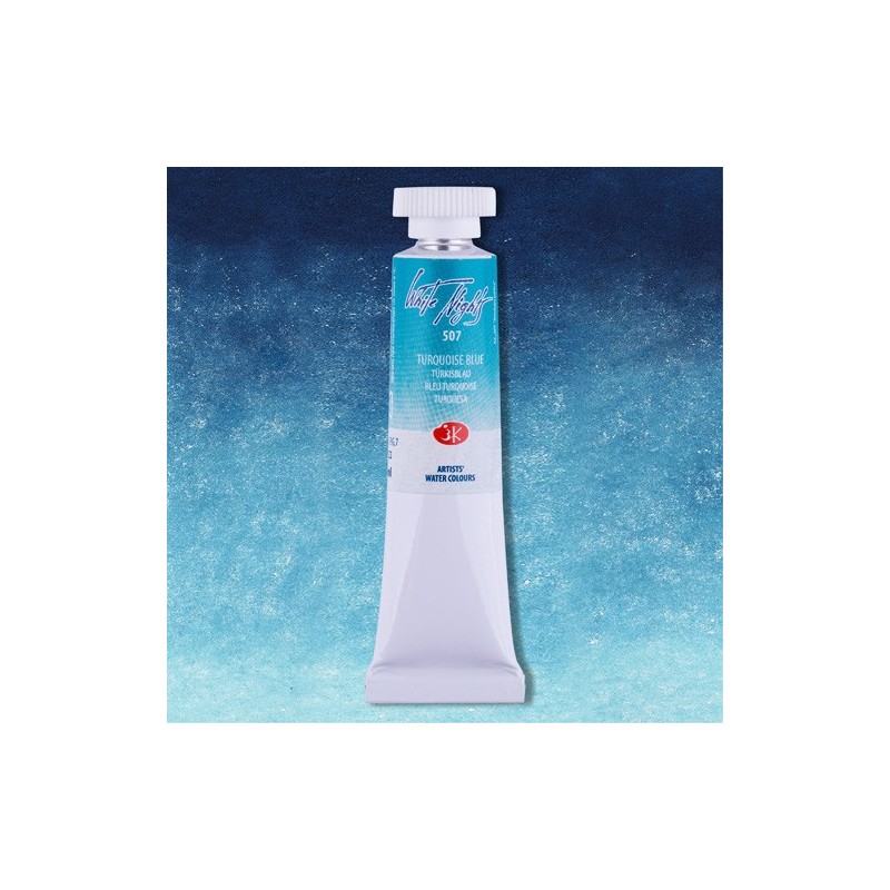Fine art shop - White Nights Watercolors in tube 10 ml. Turquoise 507 | totenart.com