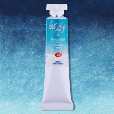 Fine art shop - White Nights Watercolors in tube 10 ml. Turquoise 507 | totenart.com