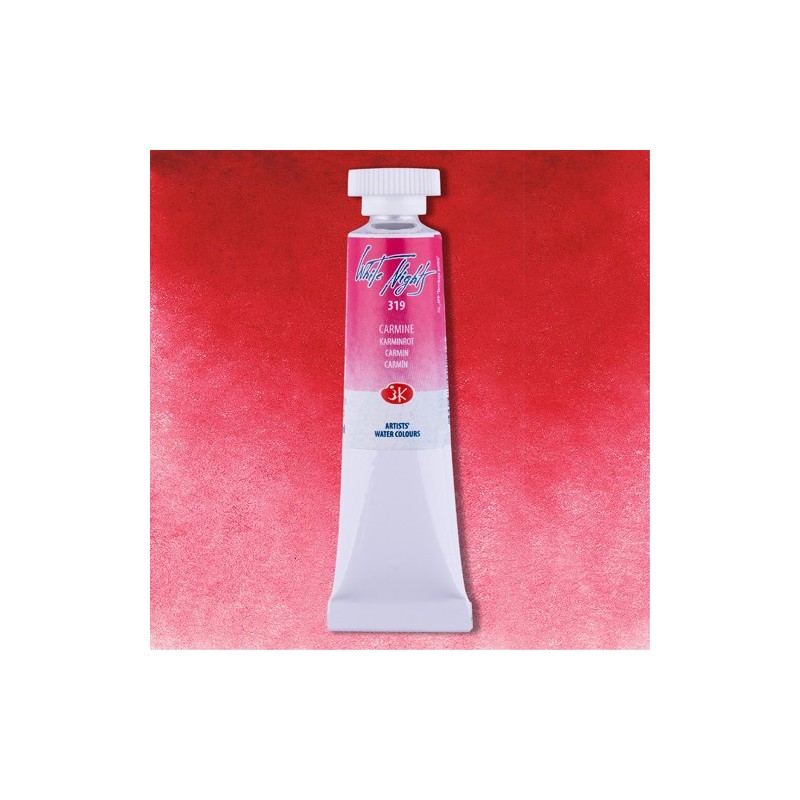 Fine art shop - White Nights Watercolors in tube 10 ml. Carmine hue 319 | totenart.com