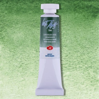 Fine art shop - White Nights Watercolors in tube 10 ml. Oxide of Chromium Green 704 | totenart.com