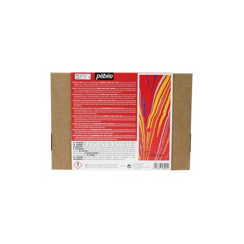 Fine art shop - Marbling Collection Box 10x45 ml. Pebeo | totenart.com 