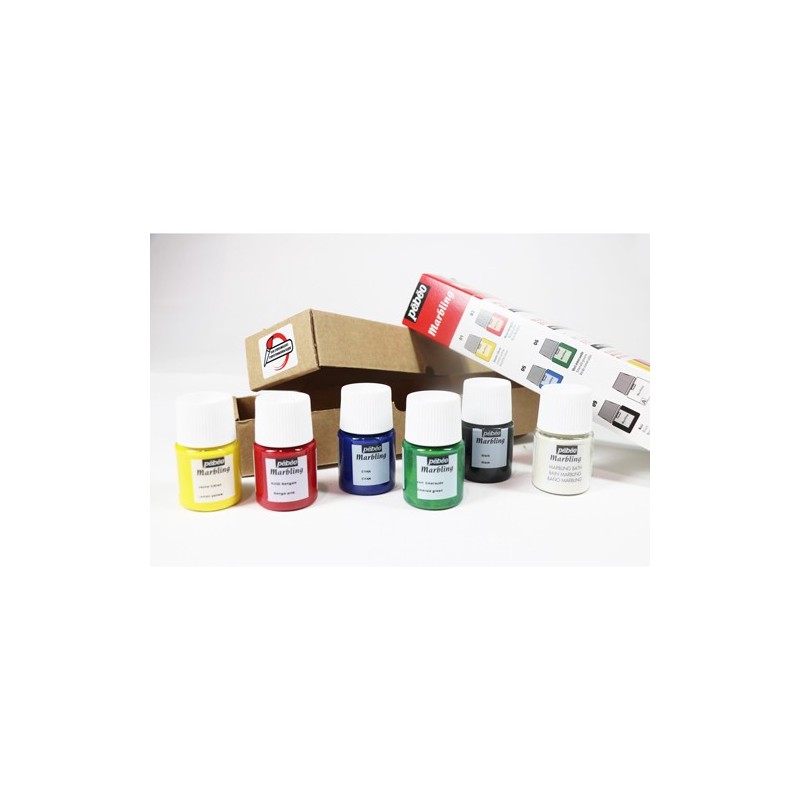 Fine art shop - Marbling Starter Kit 6x20 ml. Pebeo | totenart.com 