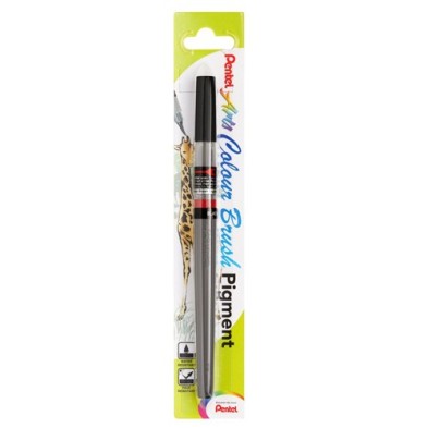 Fine art shop - Pentel rechargeable \"Color Brush Pigment\", Black 101 | totenart.com\n