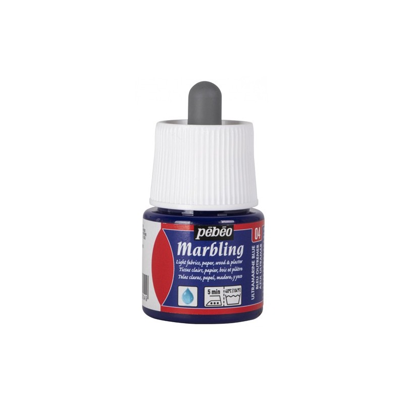 Fine art shop - Marbling Ultramarine Blue 45 ml. Pebeo | totenart.com 