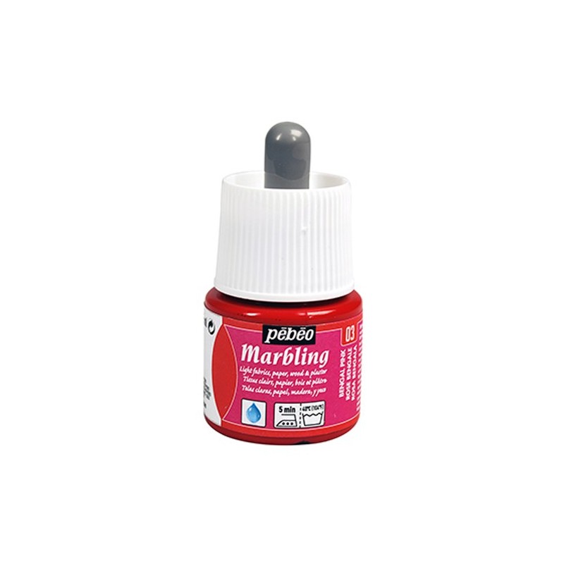 Fine art shop - Marbling Rose Bengal 45 ml. Pebeo | totenart.com 