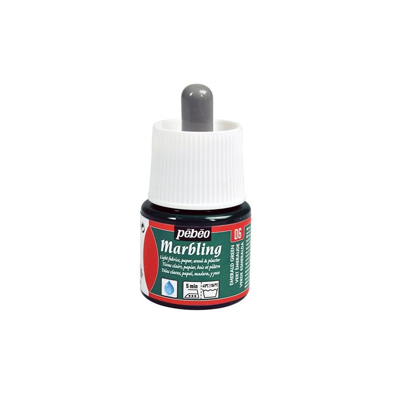Fine art shop - Marbling Emerald Green 45 ml. Pebeo | totenart.com 