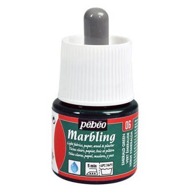 Fine art shop - Marbling Emerald Green 45 ml. Pebeo | totenart.com 
