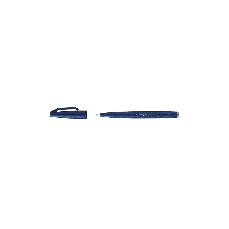 Fine art shop - Sign Pen Brush Pentel Touch, Navy blue | totenart.com\n