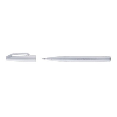 Fine art shop - Sign Pen Brush Pentel Touch, Light Grey | totenart.com\n