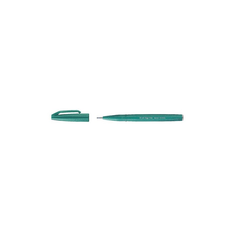 Fine art shop - Sign Pen Brush Pentel Touch, Turquoise Green | totenart.com\n