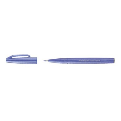 Fine art shop - Sign Pen Brush Pentel Touch, Blue violet | totenart.com\n