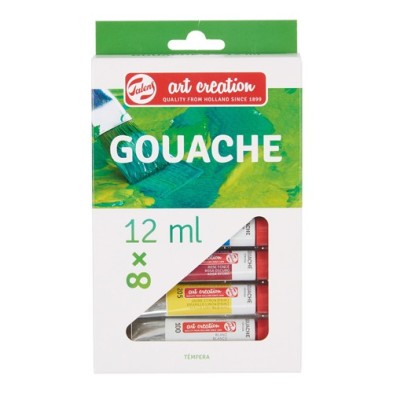 Fine art shop - Box Gouache ArtCreation 8 tubes 12ml | totenart.com