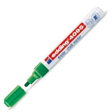 Fine art shop - \nMarker Chalk Liquid Edding 4095 Green 04, round tip 2-3 mm. | totenart.com