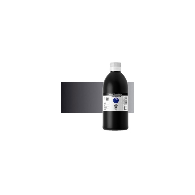 Liquid Watercolour Vallejo, Black, 500 ml. n.710