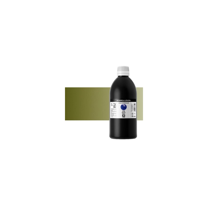 Liquid Watercolour Vallejo, Olive Green, 500 ml. n.570