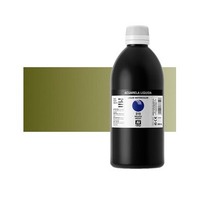 Liquid Watercolour Vallejo, Olive Green, 500 ml. n.570