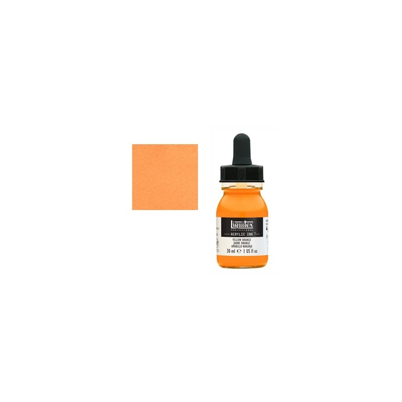 Fine art shop - Liquitex Acrylic Ink Yellow Orange, 30 ml. | totenart.com