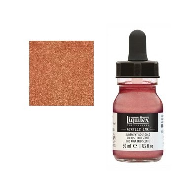 Fine art shop - Liquitex Acrylic Ink Iridescent Rose Gold, 30 ml. | totenart.com