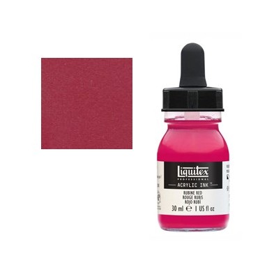 Fine art shop - Liquitex Acrylic Ink Rubi Red, 30 ml. | totenart.com
