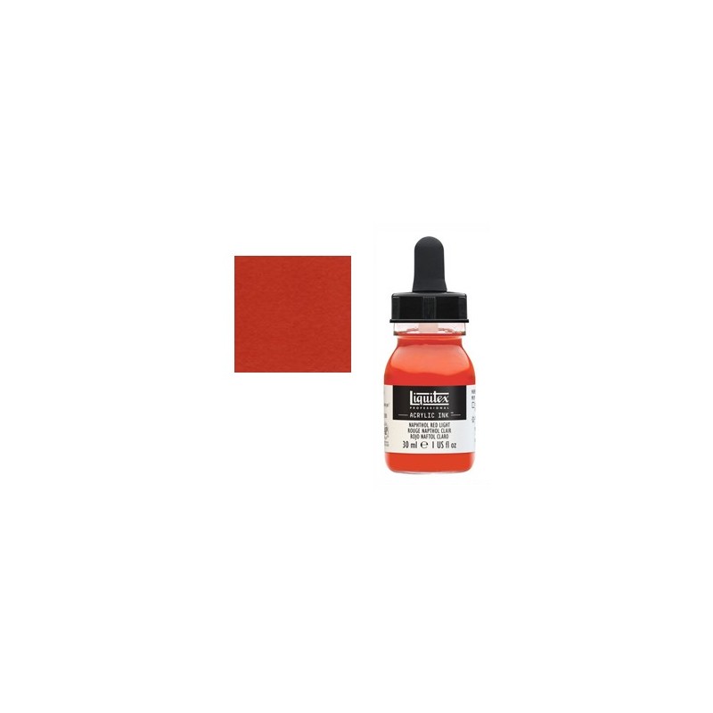 Fine art shop - Liquitex Acrylic Ink Naphthol Crimsom Light, 30 ml. | totenart.com