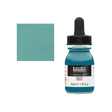 Fine art shop - Liquitex Acrylic Ink Turquoise, 30 ml. | totenart.com