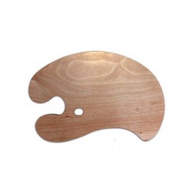  Fine art shop - Oval wooden paddle varnished Talens, 70x47 cm | totenart.com