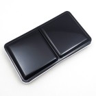 Fine art shop - Metal box for 12 godets (24 half godets), EMPTY, without rail, Black, White Nights  | totenart.com