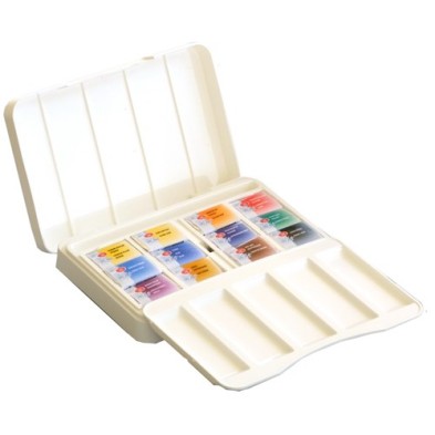 Fine art shop - Set LIMITED EDITION of 12 godets \"Urban Landscape\", plastic case, White Nights | totenart.com