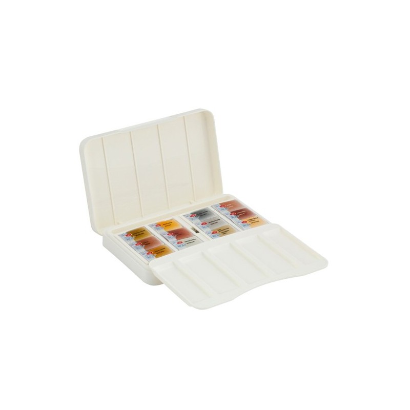 Fine art shop - Set LIMITED EDITION of 12 godets \"Metallic and Pastels\", plastic case, White Nights | totenart.com