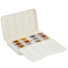 Fine art shop - Set LIMITED EDITION of 12 godets \"Metallic and Pastels\", plastic case, White Nights | totenart.com