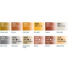 Fine art shop - Set LIMITED EDITION of 12 godets \"Metallic and Pastels\", plastic case, White Nights | totenart.com