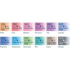 Fine art shop - Set LIMITED EDITION of 12 godets \"Pastel\", plastic case, White Nights | totenart.com