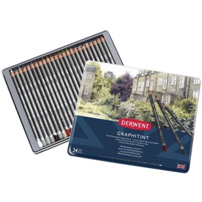 Fine art shop - Case of 24 Graphitint Derwent pencils  | totenart.com 