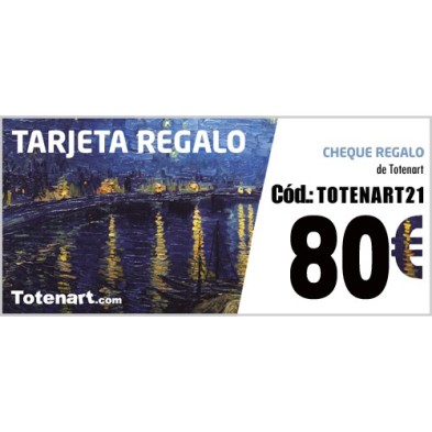 Tarjeta Regalo 80 Euros