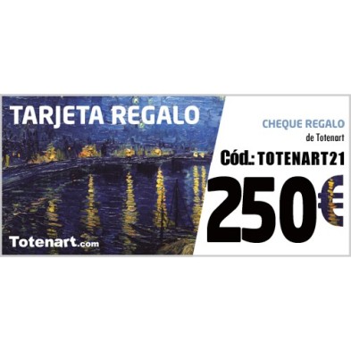 Fine art shop - Gift Card 250 Euros | totenart.com\n