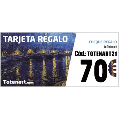 Fine art shop - Gift Card 70 Euros | totenart.com\n