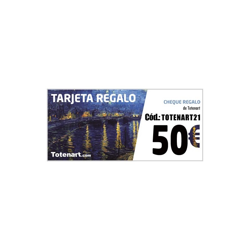 Fine art shop - Gift Card 50 Euros | totenart.com