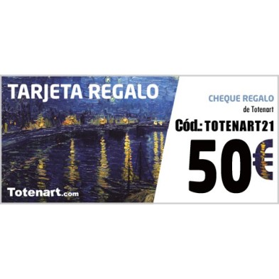 Fine art shop - Gift Card 50 Euros | totenart.com