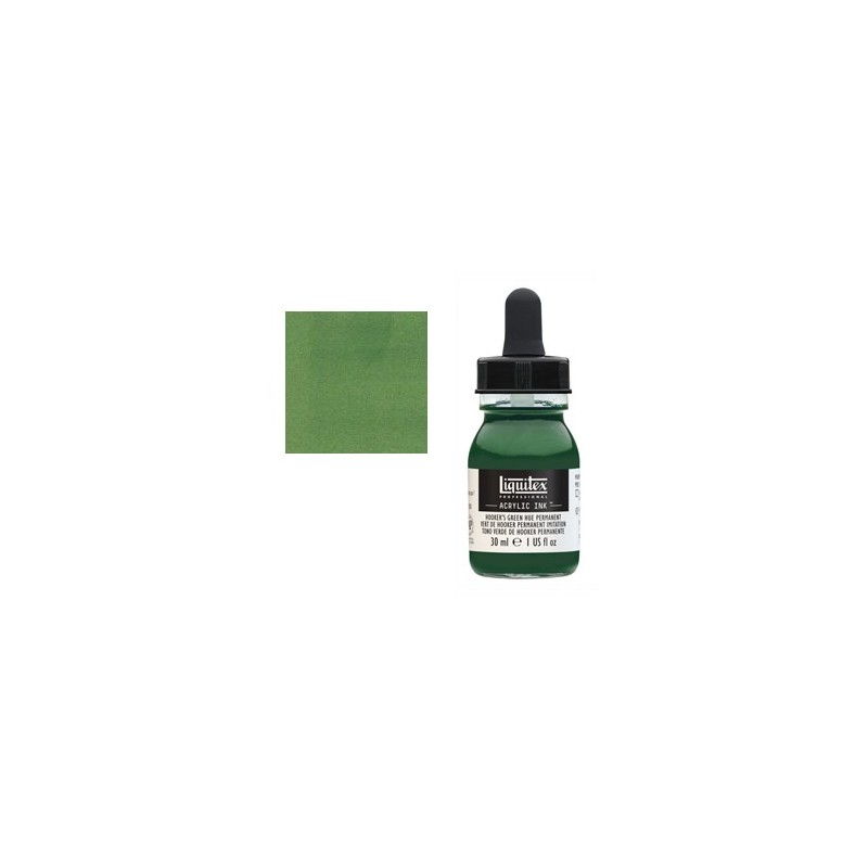 Fine art shop - Liquitex Acrylic Ink Hooker Green, 30 ml. | totenart.com