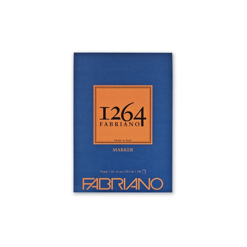  Fine art shop - Pad Fabriano 1264 Marker 70 gr, 21x29.7cm (A4), 100 s. | totenart.com