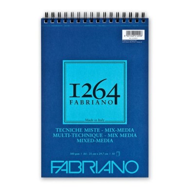  Fine art shop - Pad Fabriano 1264 Mix Media 300 gr, 21x29.7cm (A4), 30 s. | totenart.com