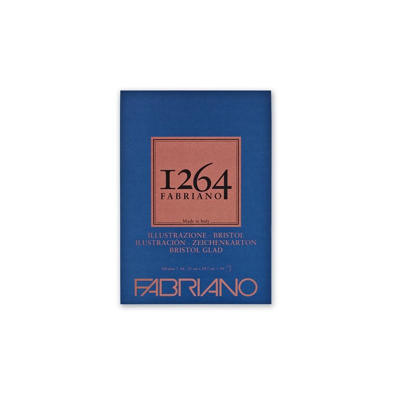  Fine art shop - Pad Fabriano 1264 Bristol 200 gr, 29,7x42cm (A3), 50 s. | totenart.com