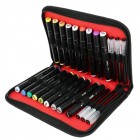 Fine art shop - Case with 18 markers + 6 fineliners  | totenart.com
