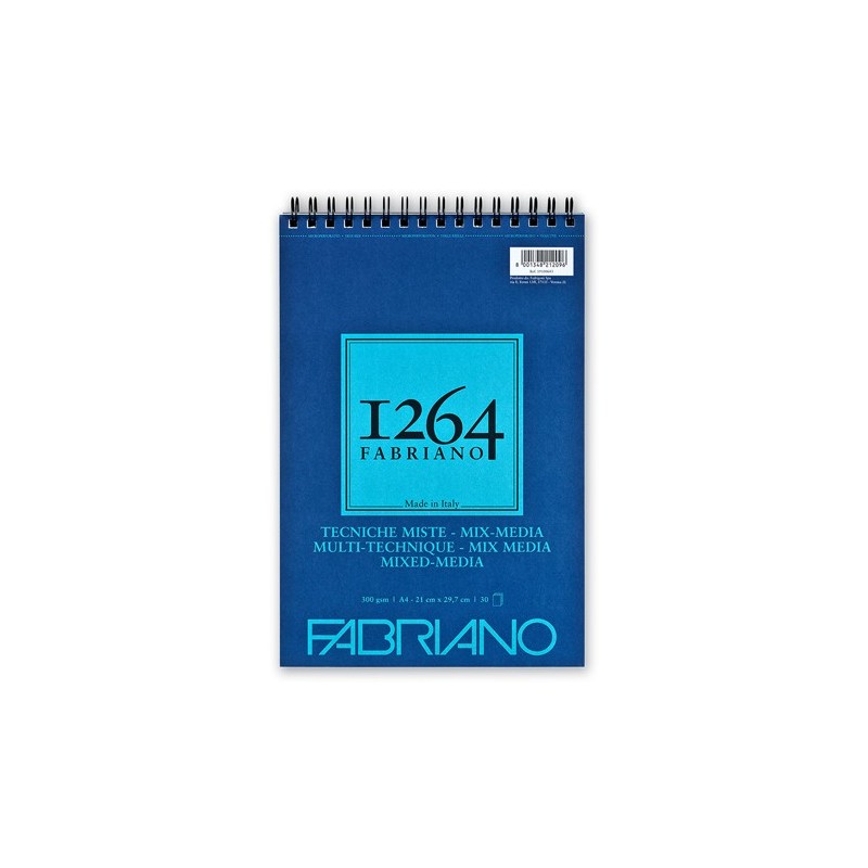  Fine art shop - Pad Fabriano 1264 Mix Media 300 gr, 14,8x21cm (A5), 15 s. | totenart.com