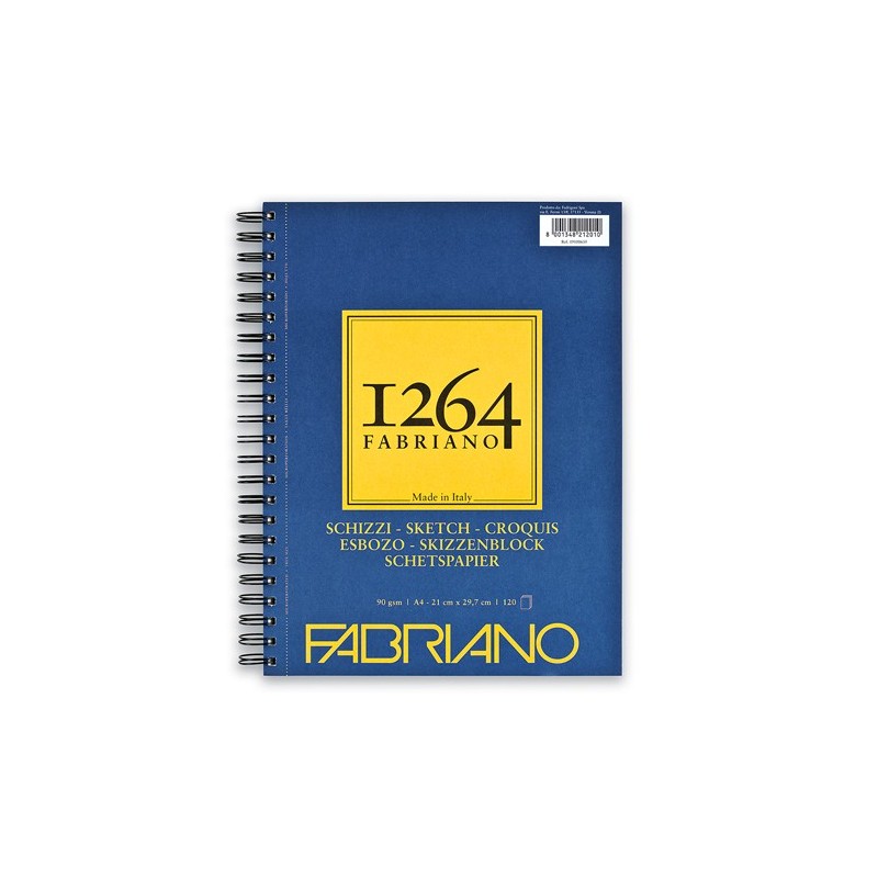  Fine art shop - Pad Fabriano 1264 Sketch 90 gr, 14,8x21cm (A5), 60 s. | totenart.com