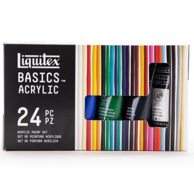 Fine art shop - Acrylic Basics Liquitex, carton box 24 col, 22 ml. | totenart.com