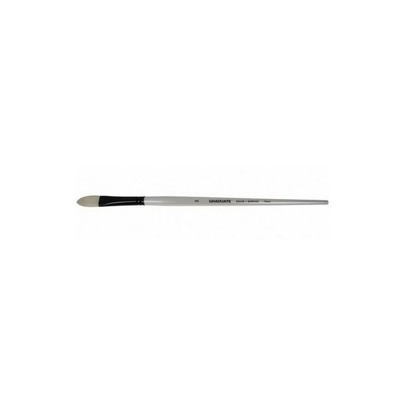 Fine art shop - Cat tongue bristle hair brush, Long handle, Graduate (nº 8) | totenart.com 