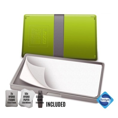  Fine art shop - Wet Palette with lid, 50 sheets, Green Stuff World (18,2 x 13,2 cm) | totenart.com